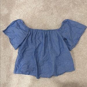 Express Blue Blouse